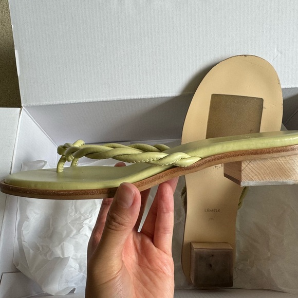 LÉMÉLS Green Sandals, Size US 7.5 - Picture 6 of 8
